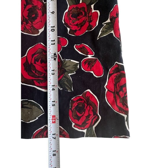LOVE MOSCHINO Floral Rose Print Skirt Size US 4 - Picture 7 of 8